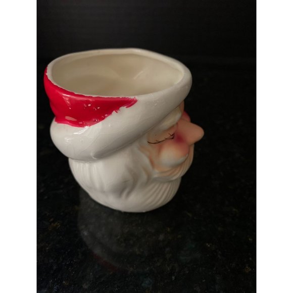 Vintage 2.75" Ceramic  Santa Claus Christmas Mug Cup Japan - Picture 4 of 7
